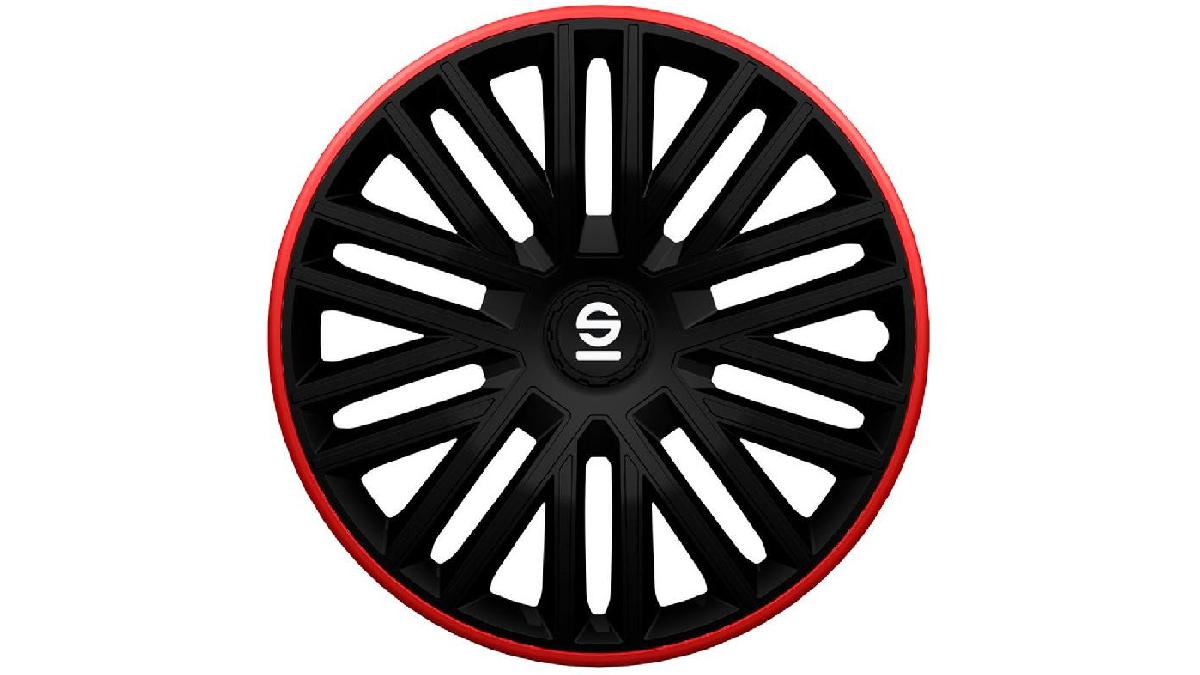 Enjoliveur+Sparco+Bergamo+16+pouces+noir%2Frouge+%28%C3%A0+l%27unit%C3%A9%29